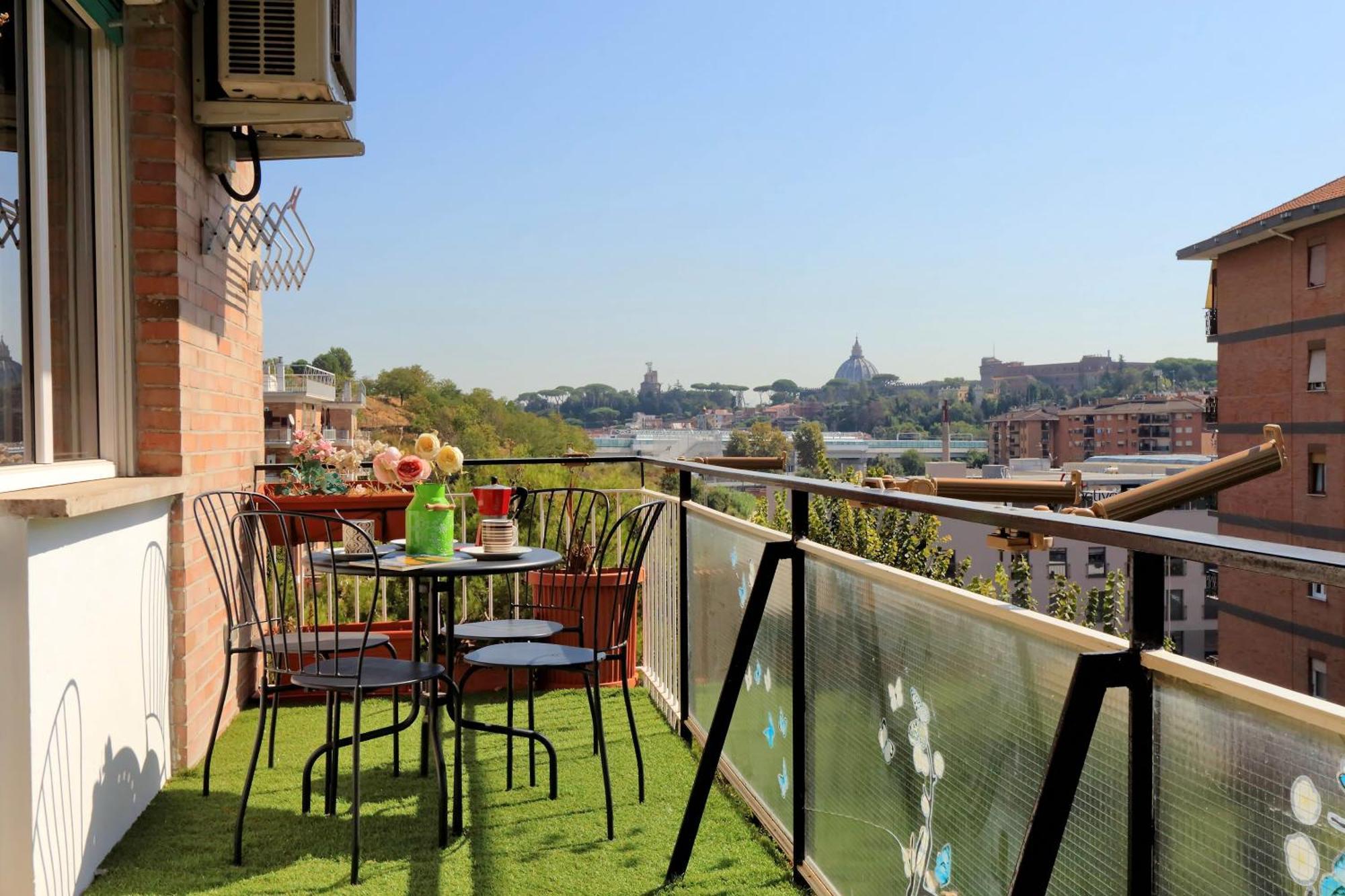 Vatican View Viale Di Valle Aurelia Рим Экстерьер фото